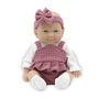 Tachan Poupée 26cm avec jupe et pantalon roses - Ensemble de jeu de rôle pour fille, à partir de 18 mois