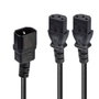 Lindy Câble d'alimentation C14 vers 2x C13, 2 m, noir
