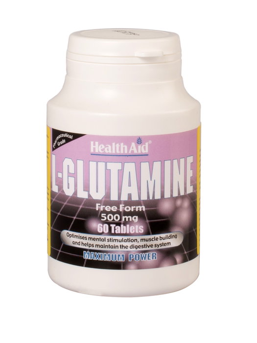 HEALTH AID L-Glutamine 500 mg 60 comprimés HEALTH AID L-Glutamine 500 mg 60 comprimés
