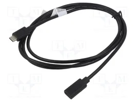 DIGITUS Câble USB 2.0 USB C vers USB C 1,5m Noir 60W