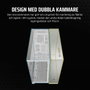 Corsair 6500X Boîtier PC Mid-Tower Blanc/Gris Satiné Aluminium