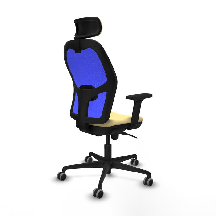 Piqueras y Crespo Chaise de Bureau avec Appui-tête Jorquera 2D036G2 Crème