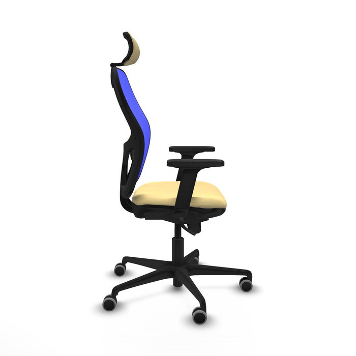 Piqueras y Crespo Chaise de Bureau avec Appui-tête Jorquera 2D036G2 Crème