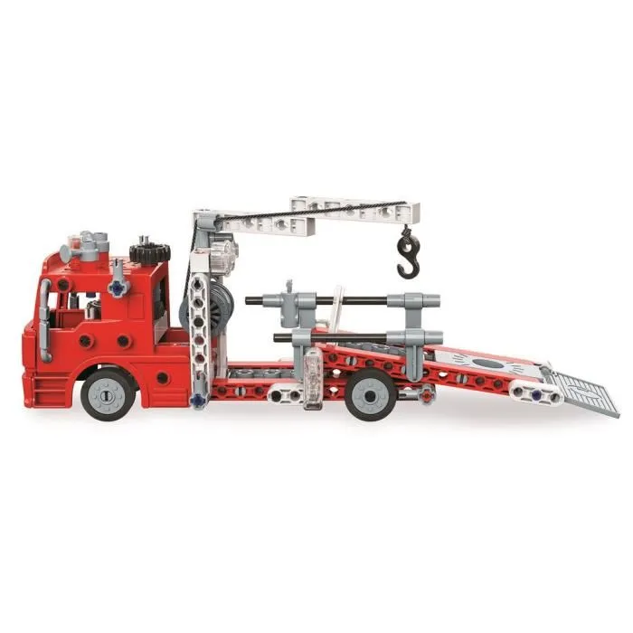 Clementoni - Coffret de Construction Camion de Pompier avec Système de Direction, Lance à Incendie et Échelle Modulable - Jeu Éducatif Clementoni - Coffret de Construction Camion de Pompier avec Système de Direction, Lance à Incendie et Échelle Modulable - Jeu Éducatif