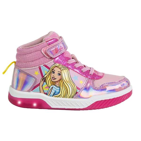Cerdá Chaussure sportive enfant à semelle PVC avec lumières Barbie T033 - Rose Fuchsia - Taille 33 - Dès 3 ans