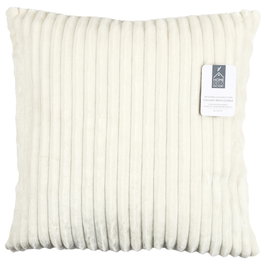Home Deco Factory Cojín 40x40 cm Flanelle Acanalada Cocooning