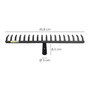 WOLFPACK LINEA PROFESIONAL Rastrillo sans manche 18 pointes de 5 mm