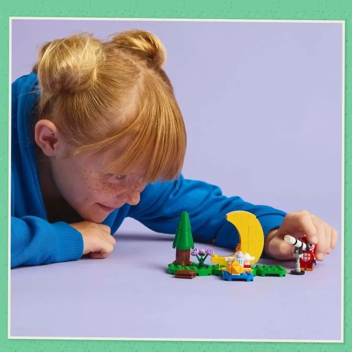 LEGO 77053 Animal Crossing Observation des étoiles avec Céleste - Jouet de construction sur le thème du camping
