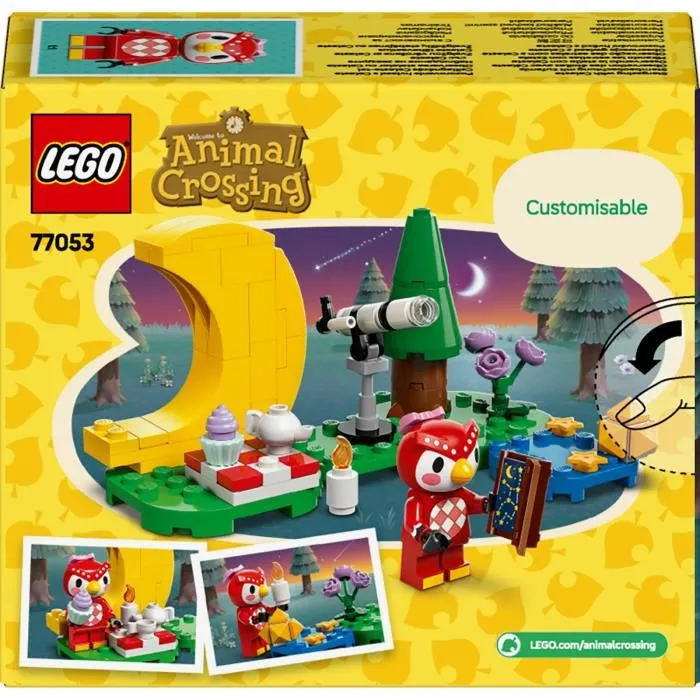 LEGO 77053 Animal Crossing Observation des étoiles avec Céleste - Jouet de construction sur le thème du camping