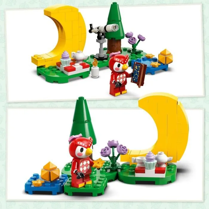 LEGO 77053 Animal Crossing Observation des étoiles avec Céleste - Jouet de construction sur le thème du camping