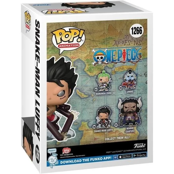 Funko POP #1266 - Figurine One Piece Animation, Monkey D. Luffy Snake-Man Gear 4
