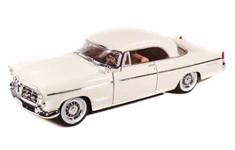 Maisto Chrysler 1956 300B Fresh Metal Miniature, Blanc, 1:64
