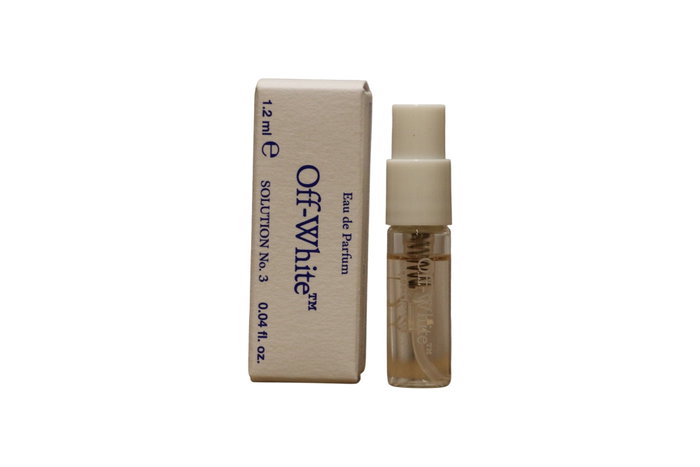 Off-White Solution No. 3 Eau de Parfum Échantillon Off-White Solution No. 3 Eau de Parfum Échantillon