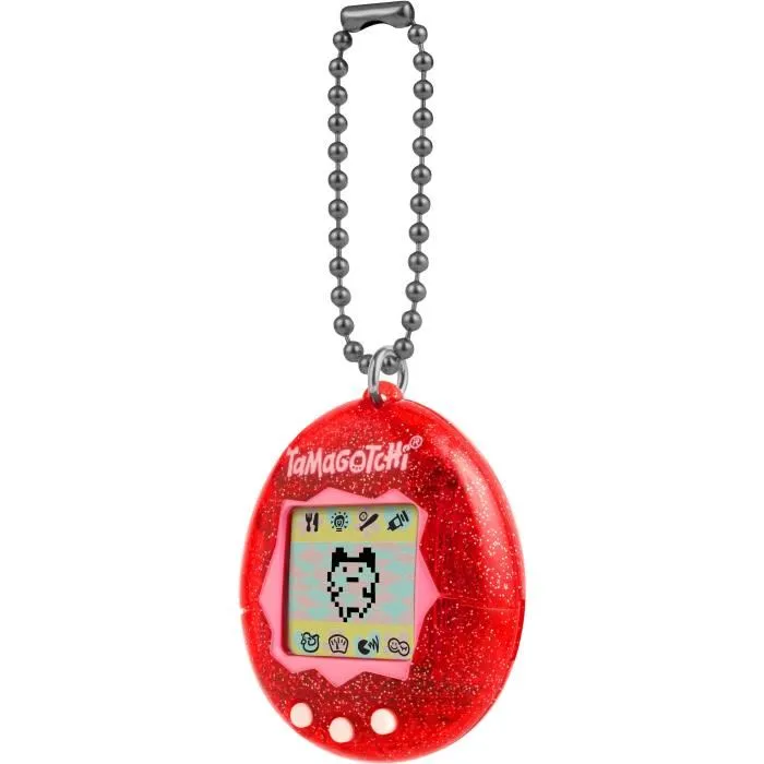 Bandai Tamagotchi Original - 46006 Color Collection - Rouge - Animal de compagnie virtuel rétro Bandai Tamagotchi Original - 46006 Color Collection - Rouge - Animal de compagnie virtuel rétro