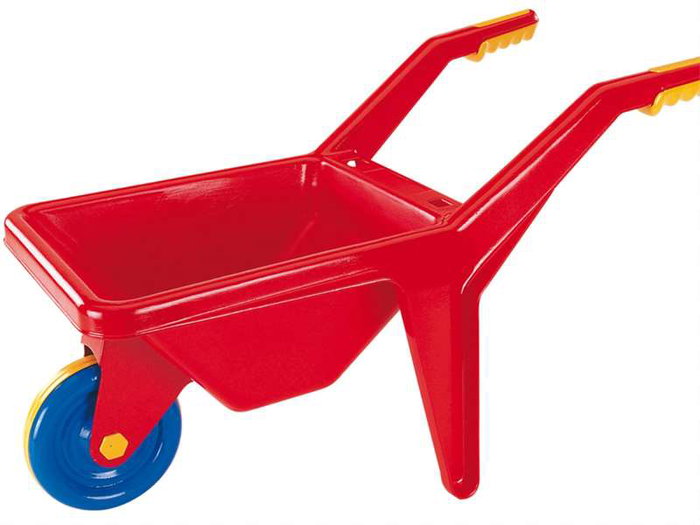AVC Carretilla Chariot de Jeu et Transport en Plastique Apilable - 63 x 34 x 30 cm