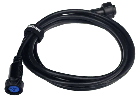 ALGAMLIGHT Cable Alimentation IP65 3M XLR Mâle/Femelle Noir