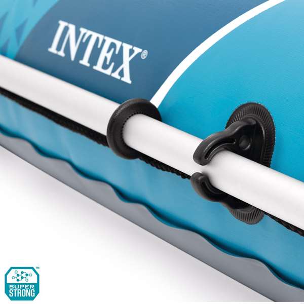 Intex Barco Excursion 4 personnes avec rames en aluminium et pompe