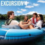 Intex Barco Excursion 4 personnes avec rames en aluminium et pompe