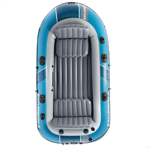Intex Barco Excursion 4 personnes avec rames en aluminium et pompe