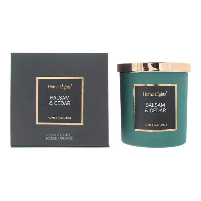 Home Lights Bougie parfumée Balsam & Cèdre, 215 g Home Lights Bougie parfumée Balsam & Cèdre, 215 g