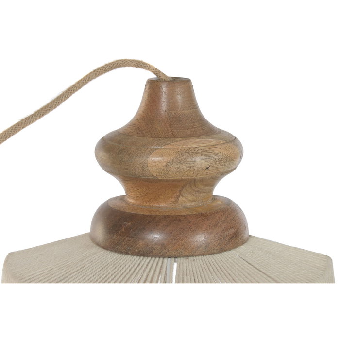 Applique Home ESPRIT Marron Beige 60 W Naturel Urbaine 220 V 34 X 18 X 55 CM