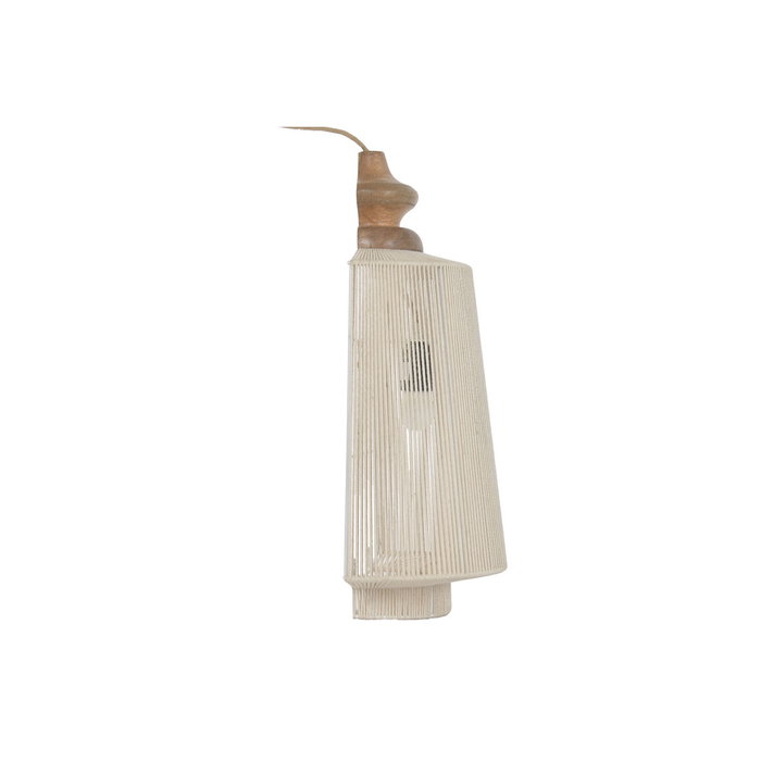 Applique Home ESPRIT Marron Beige 60 W Naturel Urbaine 220 V 34 X 18 X 55 CM
