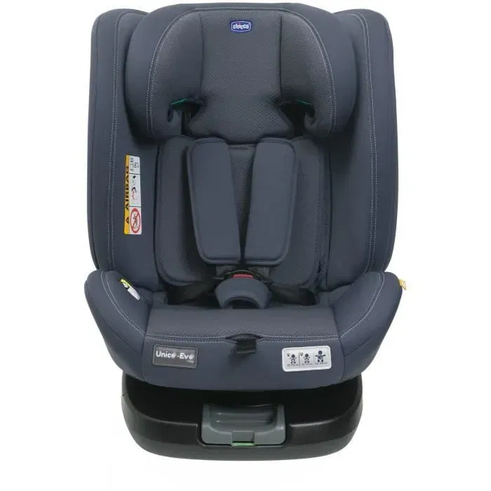Chicco Siège-Auto Unico CHICCO Evo i-Size India Ink - Groupe 0/1/2/3 (0-12 ans), Tout-en-un Sécurité et Confort, Homologué ECE R129