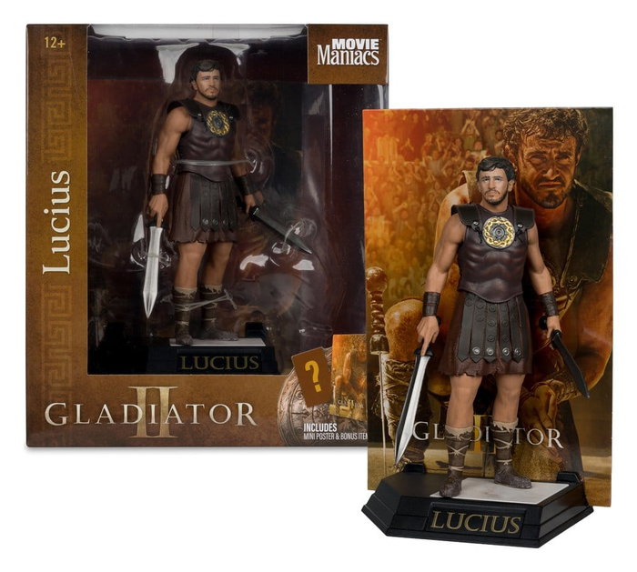 Gladiator 2 figurine Movie Maniacs Lucius 16 cm Gladiator 2 figurine Movie Maniacs Lucius 16 cm