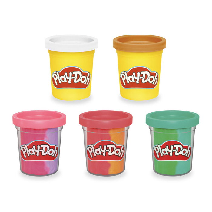 Play-Doh Mes Glaces Arc-en-Ciel, Coffret Sorbetière et Pâte à Modeler Multicolore