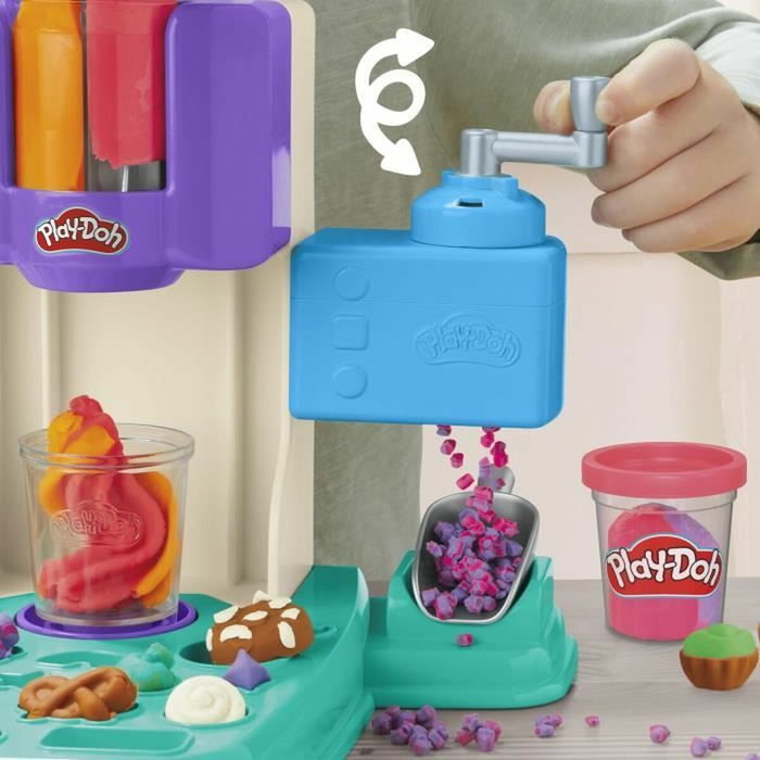 Play-Doh Mes Glaces Arc-en-Ciel, Coffret Sorbetière et Pâte à Modeler Multicolore
