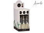 Acorde Mikado Coco 30 ml Diffuseur en Verre avec Rotin 4.4x7.5x2.9 cm (Set de 24)