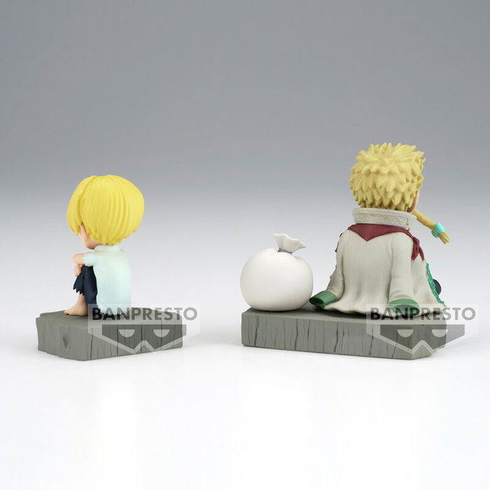 BANPRESTO Figura Sanji et Zeff World Collectable Figure One Piece - Statuette 6 cm - Recommandé +15 ans