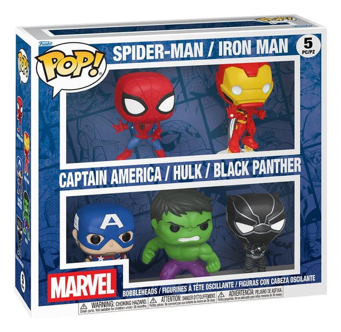 Funko Marvel POP! Vinyl pack de 5 figurines Black Friday Bundle 9 cm Funko Marvel POP! Vinyl pack de 5 figurines Black Friday Bundle 9 cm