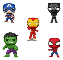 Funko Marvel POP! Vinyl pack de 5 figurines Black Friday Bundle 9 cm