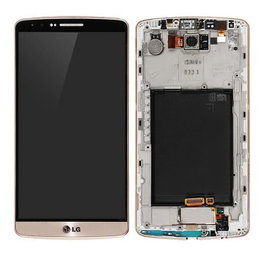 CoreParts Écran LCD et numériseur avec cadre frontal pour LG G3 D850, Gold