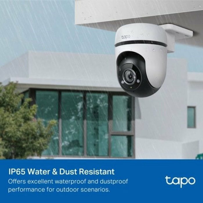 TP-Link TC40 - Caméra de sécurité IP intérieure/extérieure, vision nocturne, détection de mouvement, audio bidirectionnel, connexion WiFi