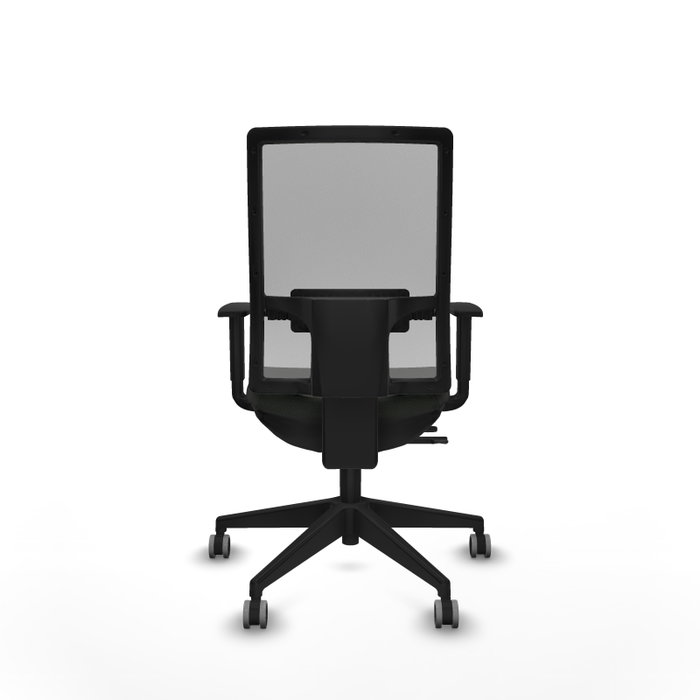 Piqueras y Crespo Chaise de Bureau Horna avec mécanisme Sincro/Traslack, Noir et Gris