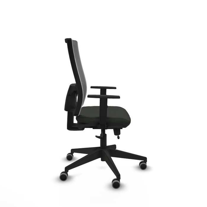 Piqueras y Crespo Chaise de Bureau Horna avec mécanisme Sincro/Traslack, Noir et Gris