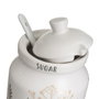 BigBuy Home Ensemble Laitière et Sucrier GRASS Multicouleur Grès 250 ml