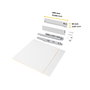 Emuca Kit de tiroirs pour cuisine ou salle de bains Vertex avec réglages 3D, hauteur 93mm, avec panneaux inclus, module 450mm, Gris antracite