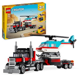Lego Creator Camion Plateforme avec Hélicoptère 31146