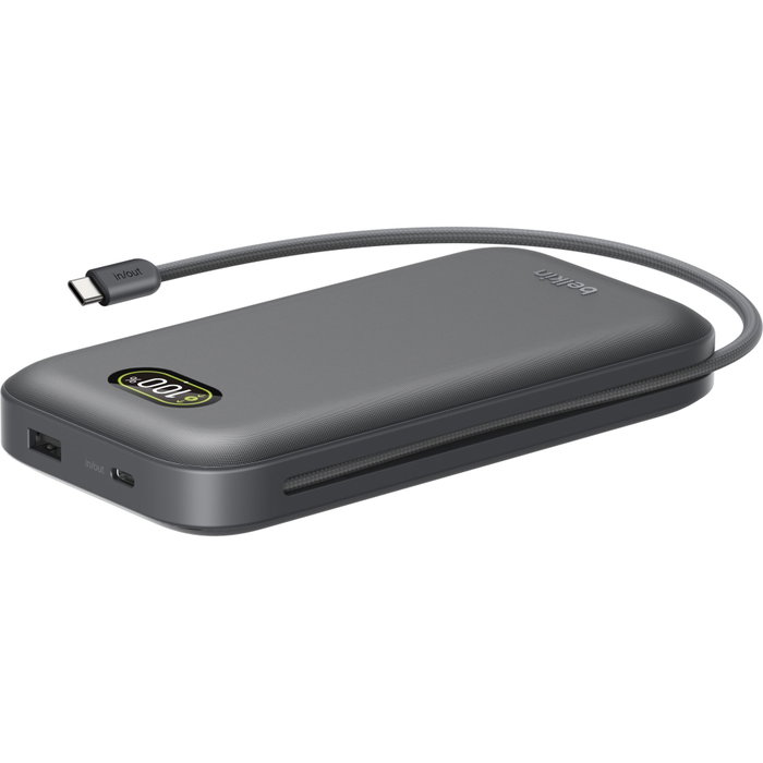 Belkin BOOST Charge Laptop Power Bank 27 000 mAh 240 W - Gris - BPB040hqCH Belkin BOOST Charge Laptop Power Bank 27 000 mAh 240 W - Gris - BPB040hqCH