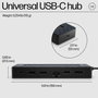 HP Ensemble combiné concentrateur USB-C et chargeur pour PC portable HP Universal