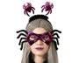 Accessoires de déguisement d'arachnide pourpre avec masque et serre-tête