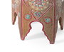 GINER Y COLOMER Tabouret en Bois de Mango Multicolore Peint à la Main - Tasse Épaisseur 1,6cm, Idéal comme Siège Supplémentaire, Table d'Appoint ou Décoration