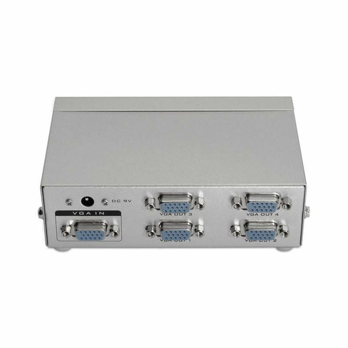 Aisens Commutateur VGA 4 Ports A116-0085 Gris Argenté Aisens Commutateur VGA 4 Ports A116-0085 Gris Argenté