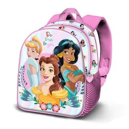 Karactermania Disney Princesses Floral Sac à Dos 3D Elite, Rose 30x25x10 cm