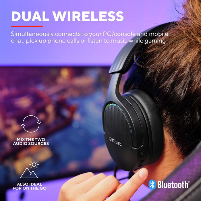 Casques avec Microphone Trust GXT 491 Fayzo Noir