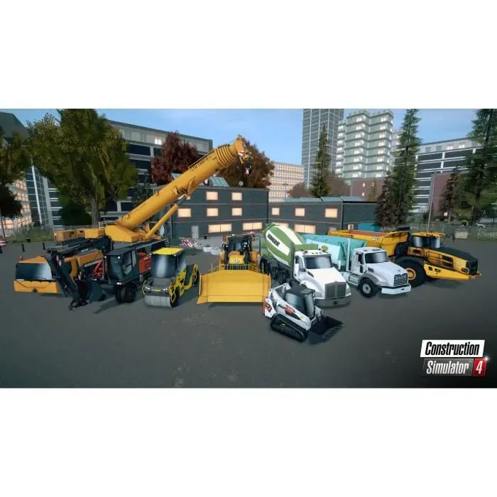 Microids Construction Simulator 4 - Jeu vidéo de simulation de construction pour Nintendo Switch - Version boîte - Dès 3 ans