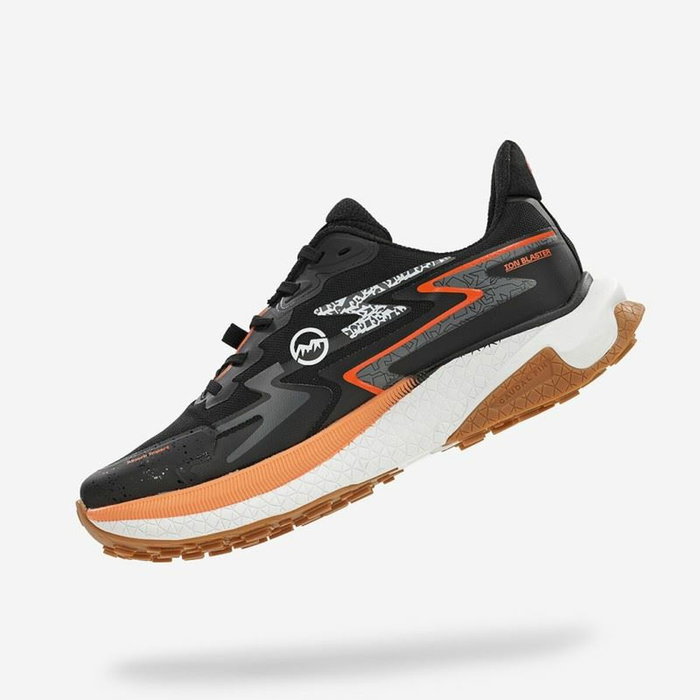 Chaussures de trail pour homme (course en montagne) Atom AT160 Shark Trail Ion Blast Dark